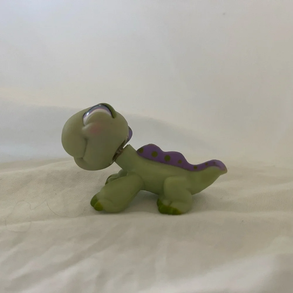 Littlest Pet Shop Single Pet Iguana Lizard #734 Green Purple